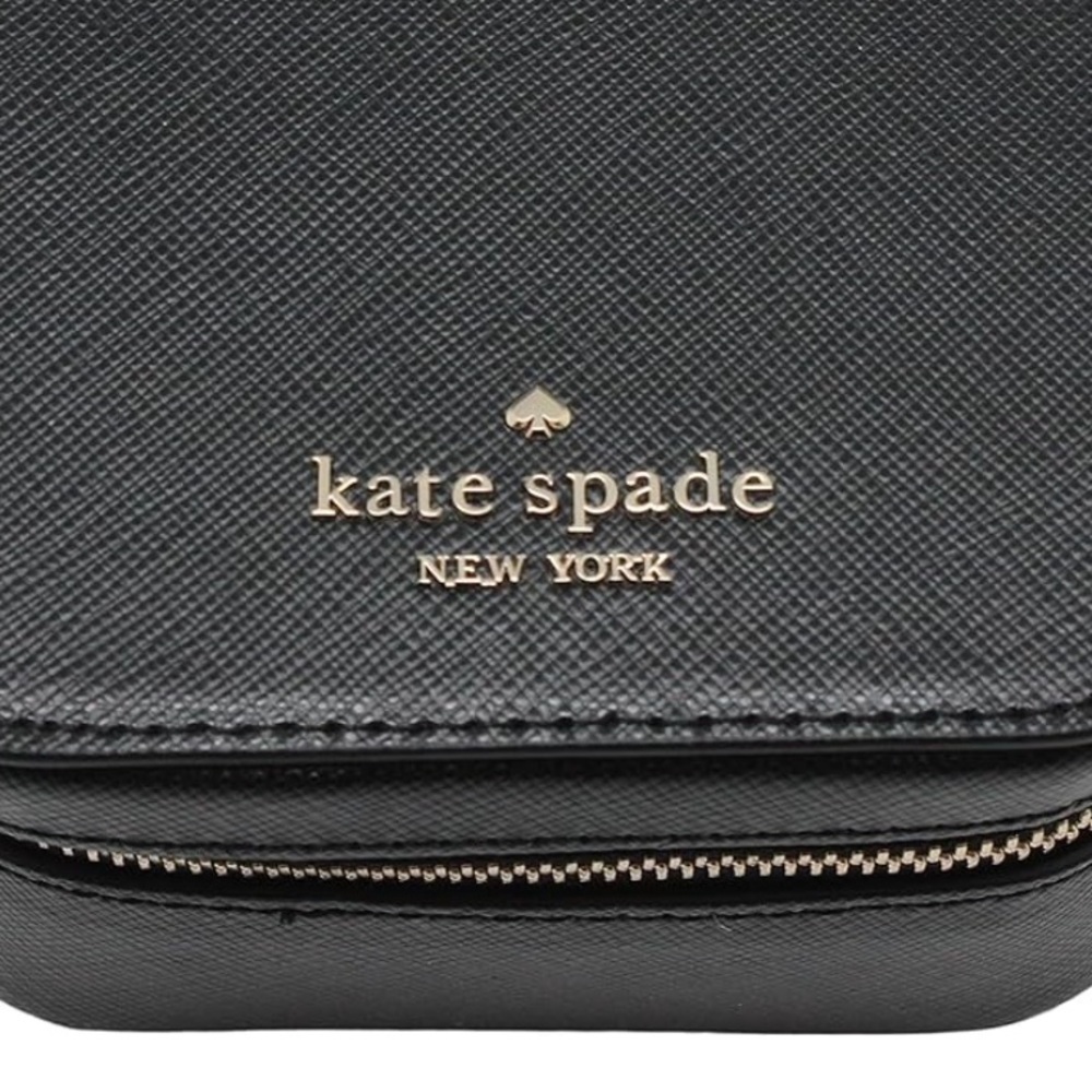 KATE SPADE Staci Travel Jewelry Box, Saffiano Leather, Black - Picture 4 of 4